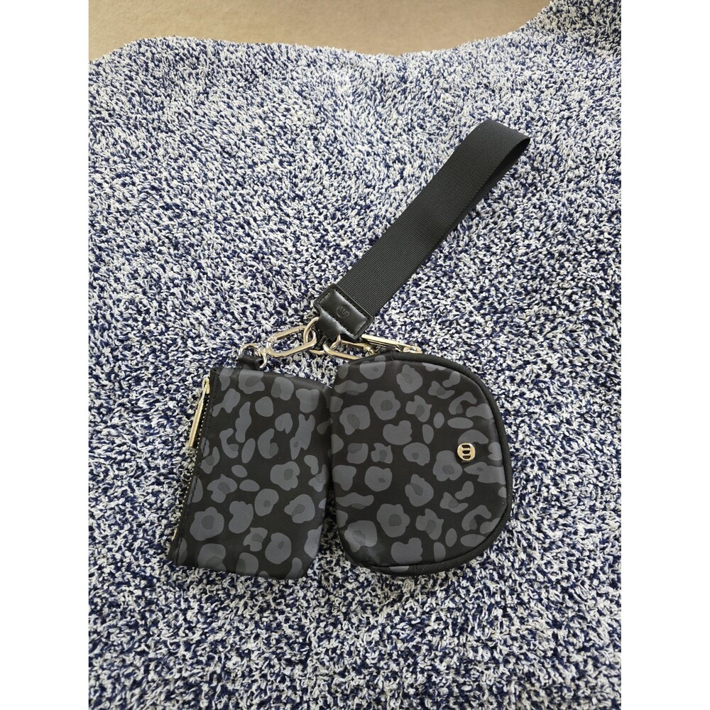 Leopard Print Keychain/Wristlet
